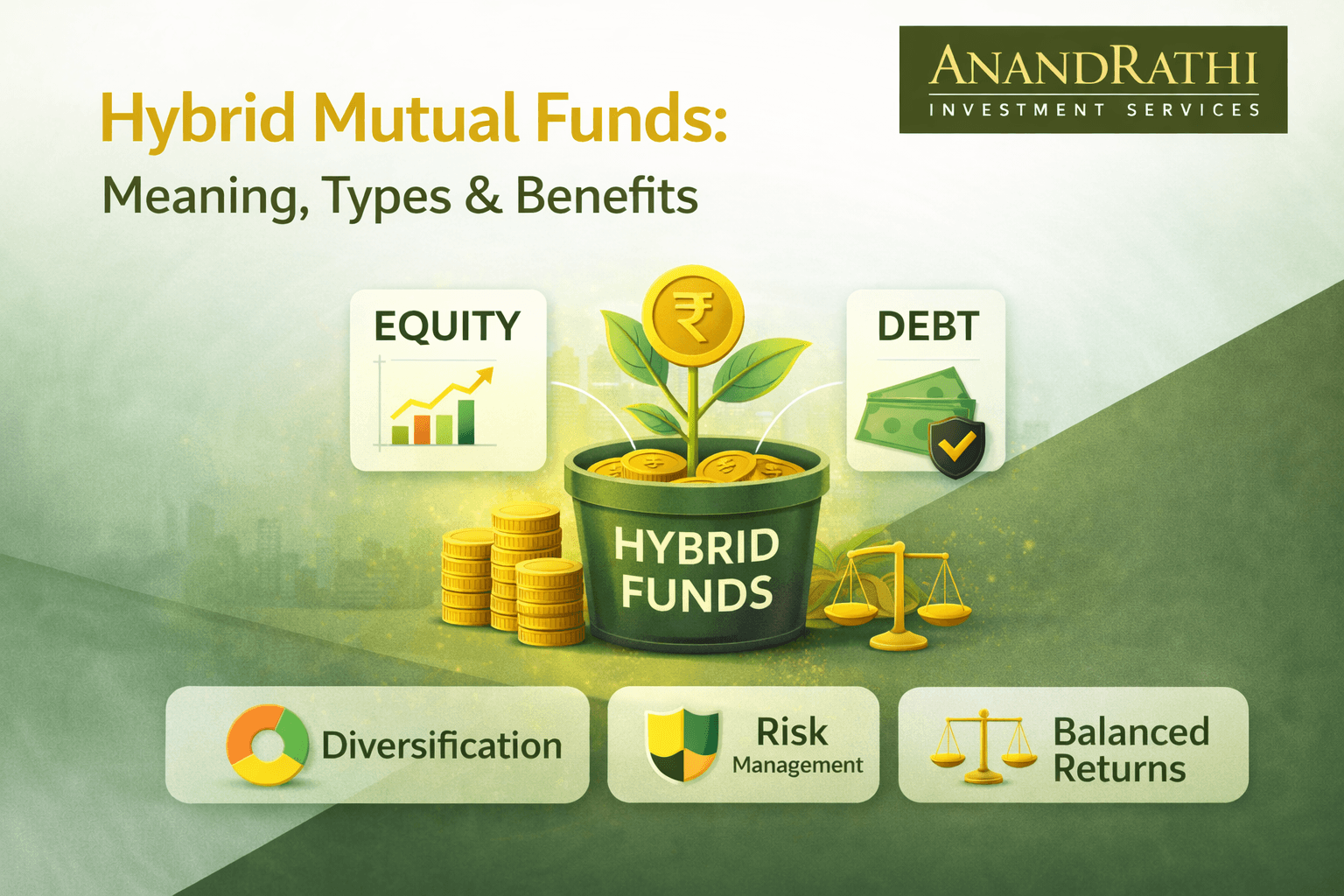 Hybrid Mutual Funds: Meaning, Types & Benefits
