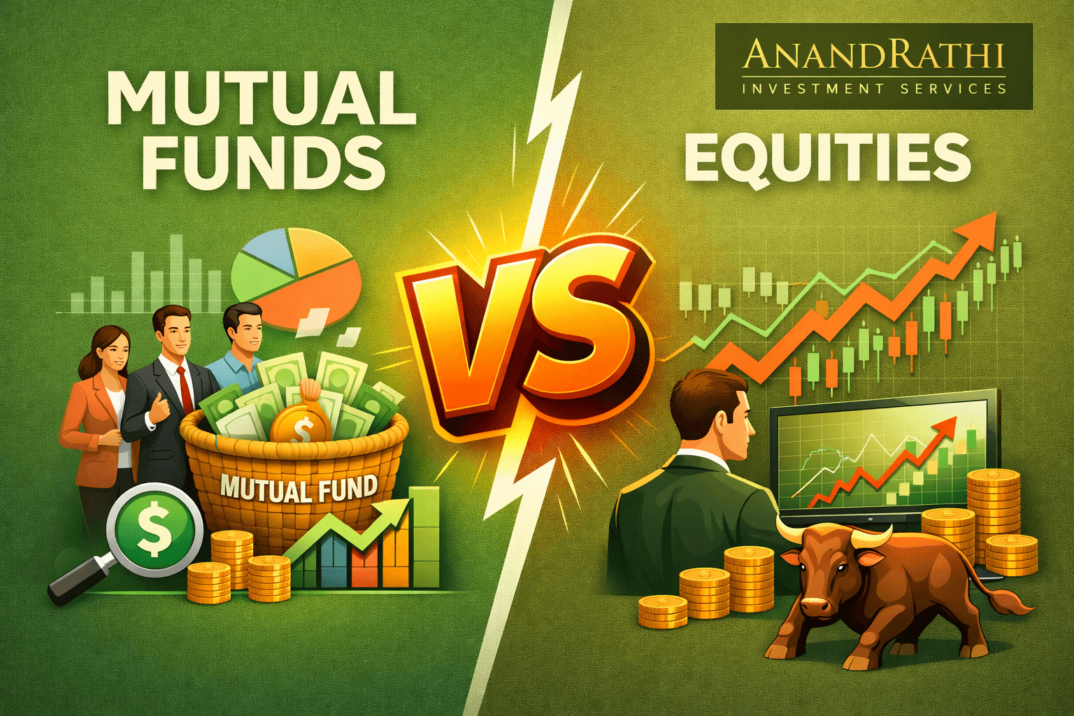 Mutual Funds vs Equities