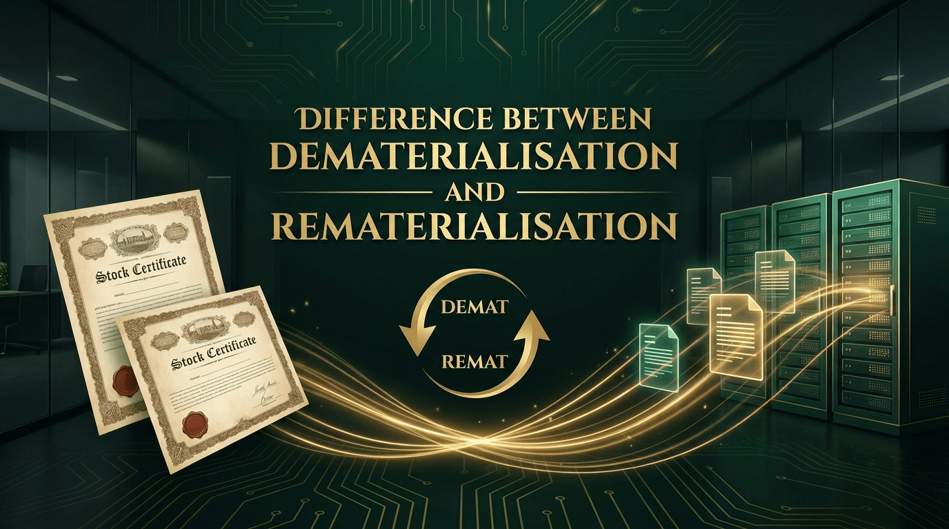 Difference between Dematerialisation and Rematerialisation