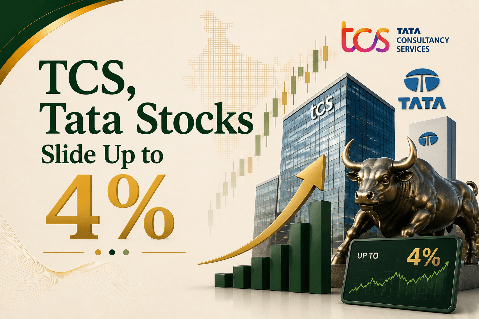 TCS, Tata Stocks Slide Up to 4% After N Chandrasekaran Steps Down as Tata Sons Chairman