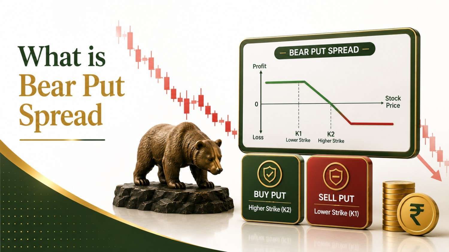 Bear Put Spread Strategy Explained